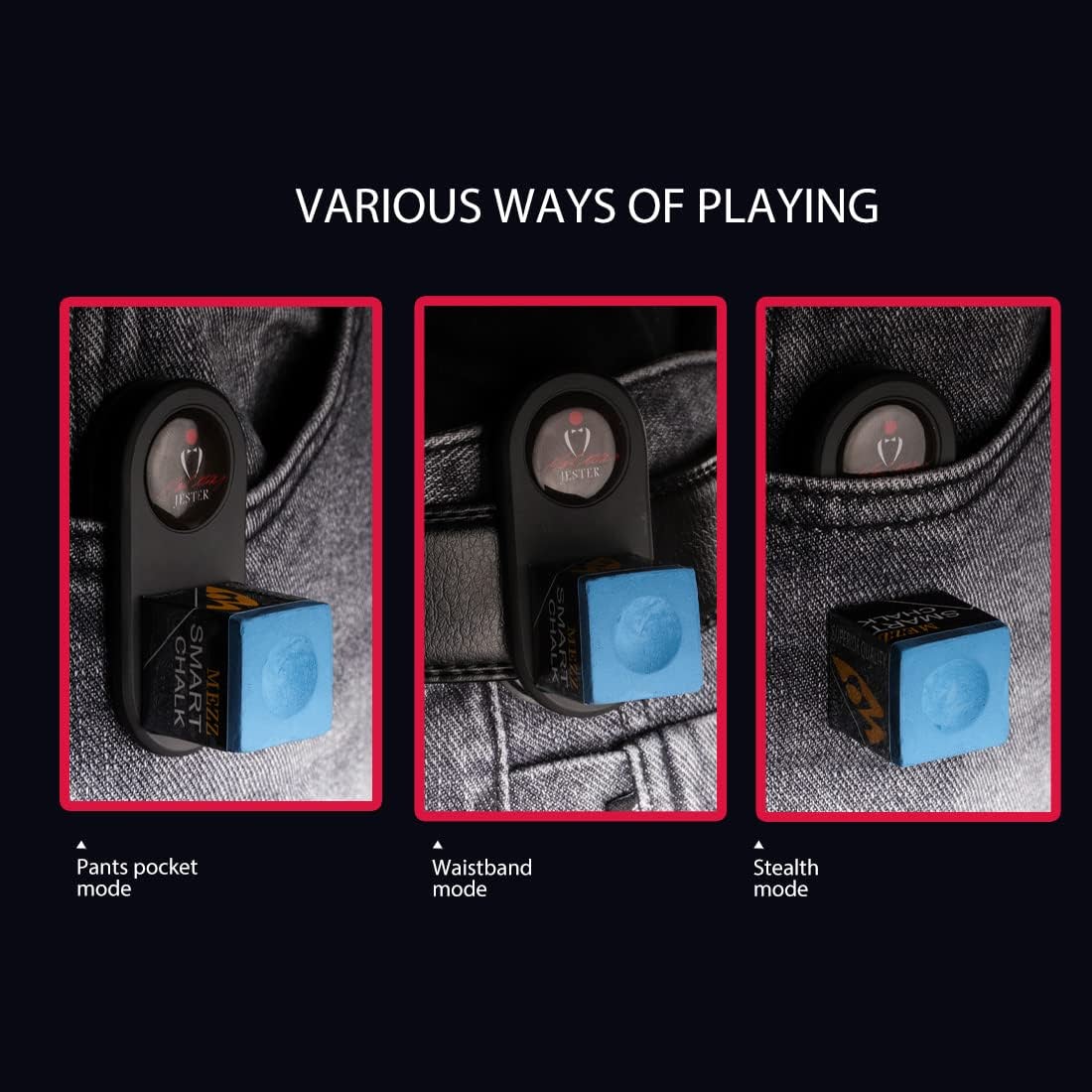 Magnetic Billiard Chalk Holder Multiple Shapes Chalk Tip Holder for Billiard Pool Snooker Billiard Accessories Popular Styles
