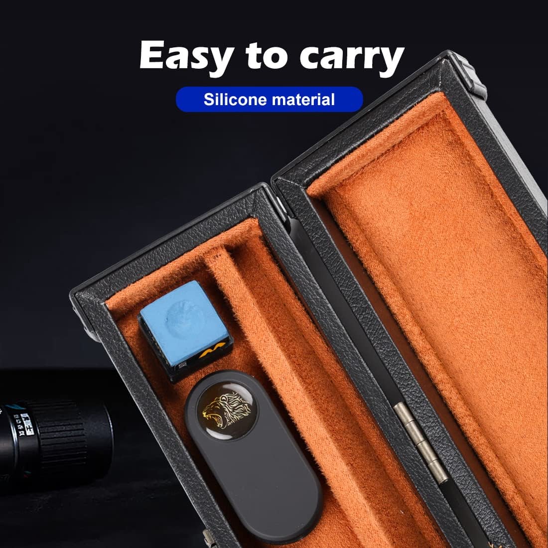 Magnetic Billiard Chalk Holder Multiple Shapes Chalk Tip Holder for Billiard Pool Snooker Billiard Accessories Popular Styles