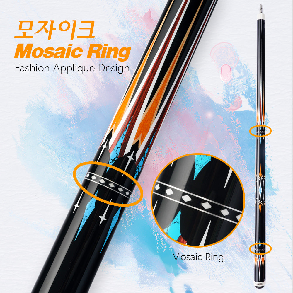 KONLLEN Biliard Carbon Fiber 3 Cushion Carom Cue Stick Technology 3 Cushion Cue Billiard Cue Carbon Fiber 142cm Libre Cue