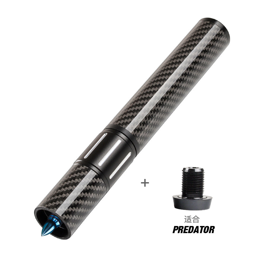 Billard Extendable Extension 1 pcs Black Carbon Fiber Aluminum Alloy for MEZZ/ZOKUE/FURY/PREDAIOR