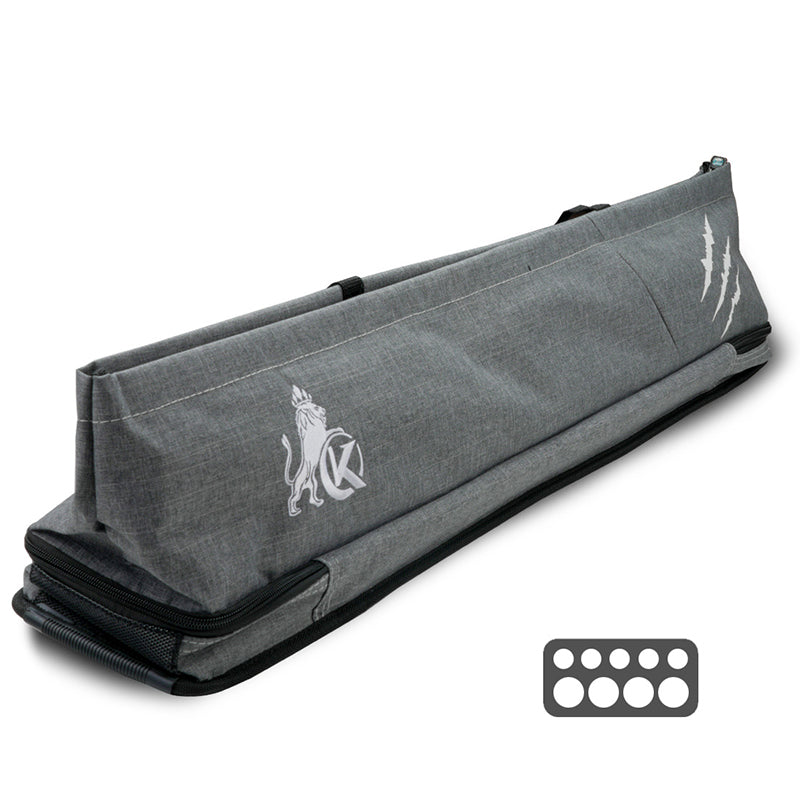 KONLLEN Cue Case 1/2 Billiard High Capacity Cue Case 7/9 Holes 3x4 4x5 Soft Bag Pool Cue Case Convenient Billiards Cue Bag