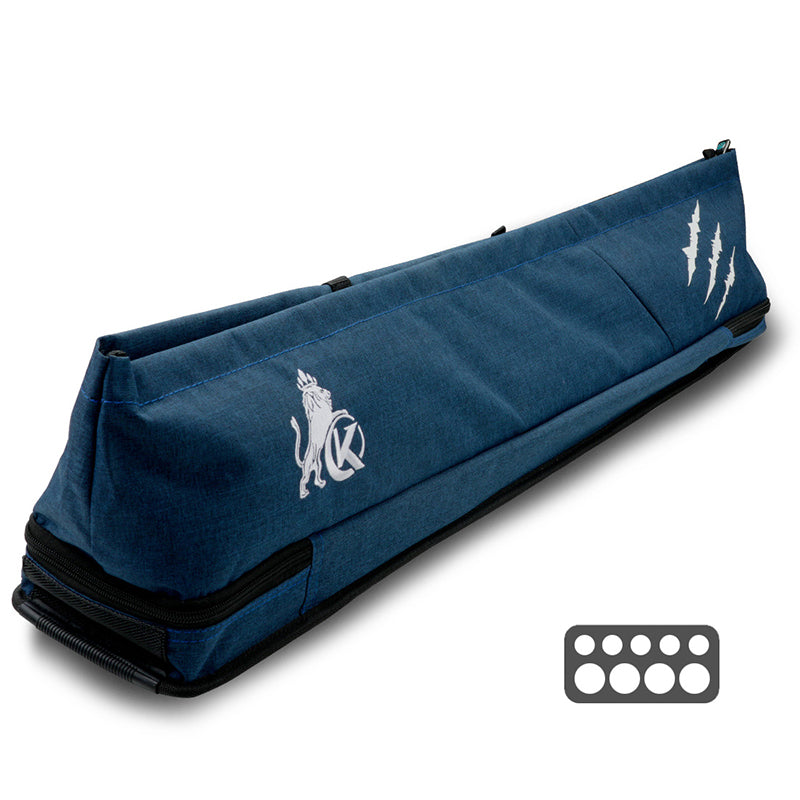 KONLLEN Cue Case 1/2 Billiard High Capacity Cue Case 7/9 Holes 3x4 4x5 Soft Bag Pool Cue Case Convenient Billiards Cue Bag