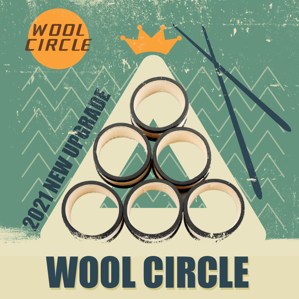 Billiard Ball Cleaner Machine Wool Loops Black8 Wool Circles Snooker A