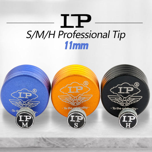 Original LP Billiards Pool Cue Tip 11mm S/M/H Technology Gasket Pool Cue Stick Tip Professional Durable Billiard Accessories