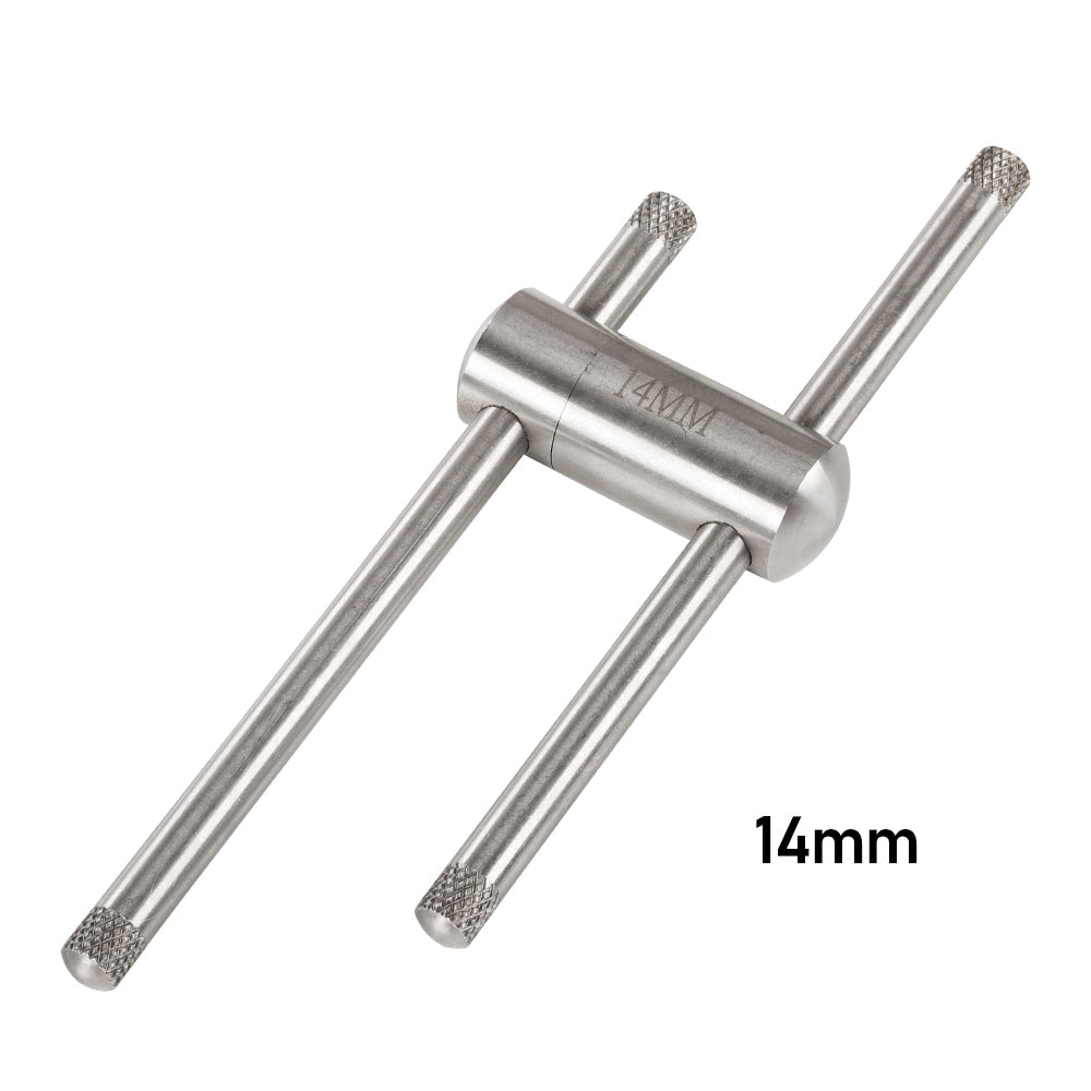 Billiards Tip Press Shape Tool Stainless Steel Pool Carom Snooker Cue Stick Tip 9mm-14mm