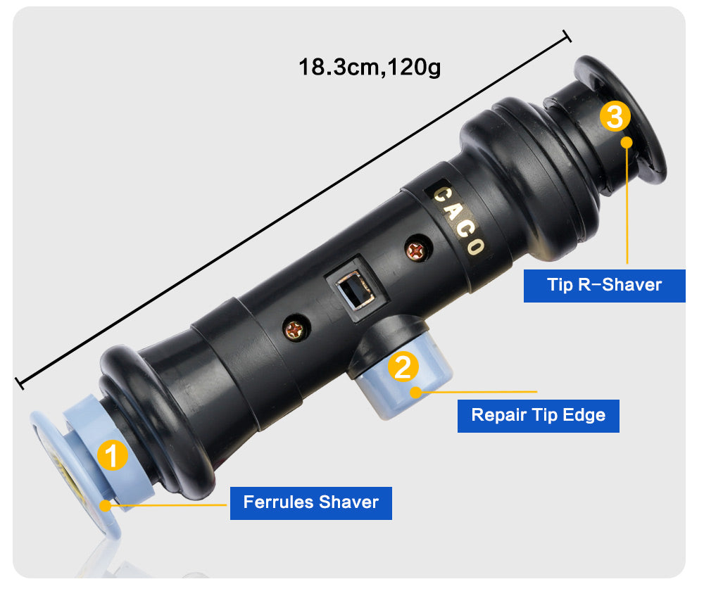 Billking Tip Tool Ferrule Billiards 3 in 1 Tip Plate Trimmer Tip Side Tip Cutting  Maintaince