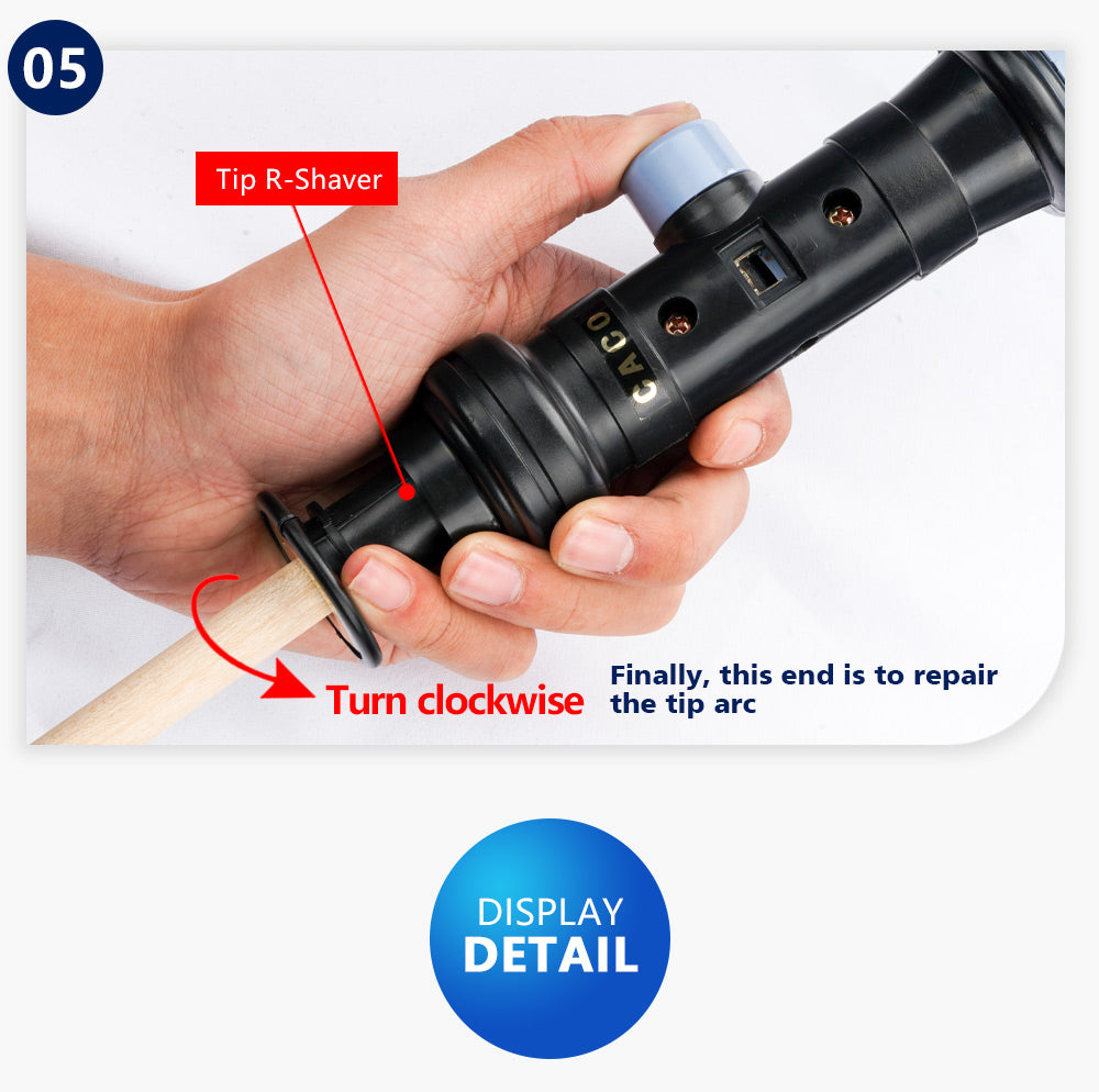 Billking Tip Tool Ferrule Billiards 3 in 1 Tip Plate Trimmer Tip Side Tip Cutting  Maintaince