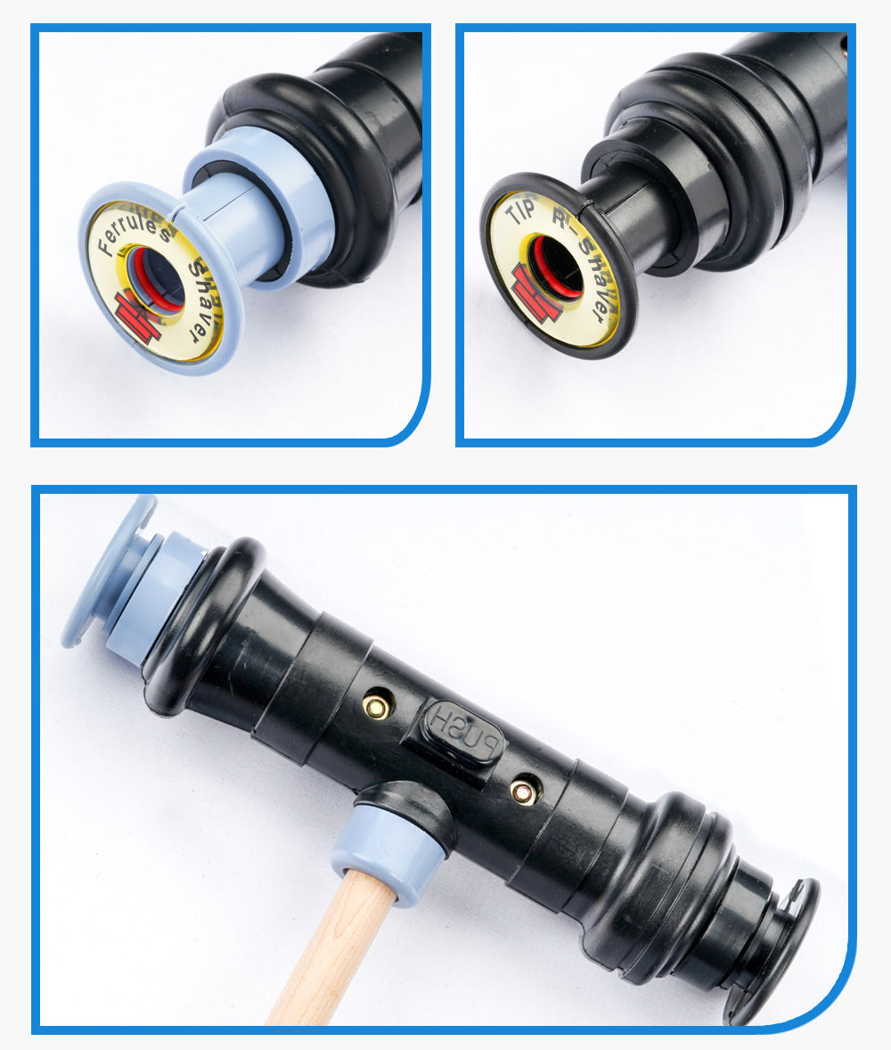 Billking Tip Tool Ferrule Billiards 3 in 1 Tip Plate Trimmer Tip Side Tip Cutting  Maintaince