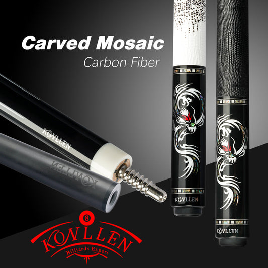 KONLLEN AING-1F Pool Cue Stick Carbon Fiber