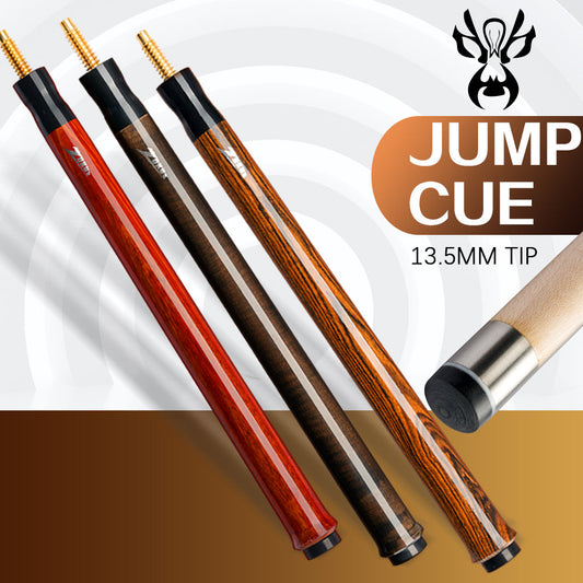ZOKUE Billiards Jump Cue 108cm 13.5mm Tip Hard Tecnologia Maple Shaft Jump Stick Technology Professional Cue