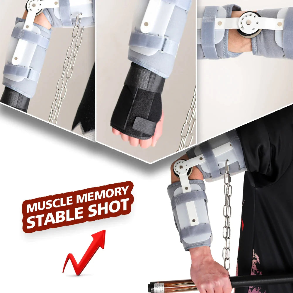 Billiard Grip Trainer Shot Left Right Hand Training Tool Apparatus Wrist Strap Fixed Gloves Integrated Wrist Billiard Accessory