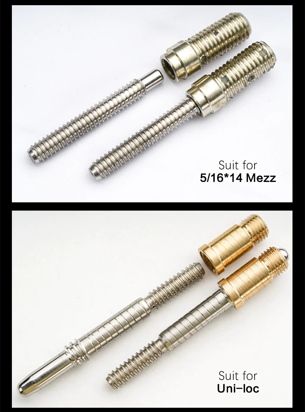 Billiards Pool Cue Joint Pin&Insert Longoni VP2/Wavy/Uni Loc Radial 3/810 3/811 United Joint