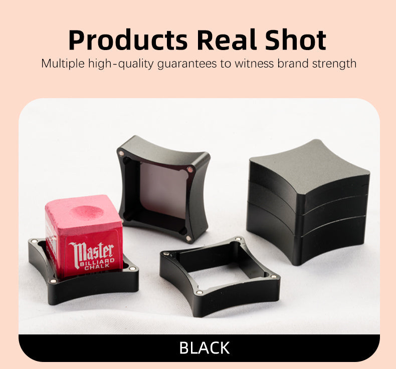 Metal Frosted Billiard Chalk Holder High-end Pool Stick Kit Snooker Multi-Color Chalk Holder Durable Billiard Accessories China