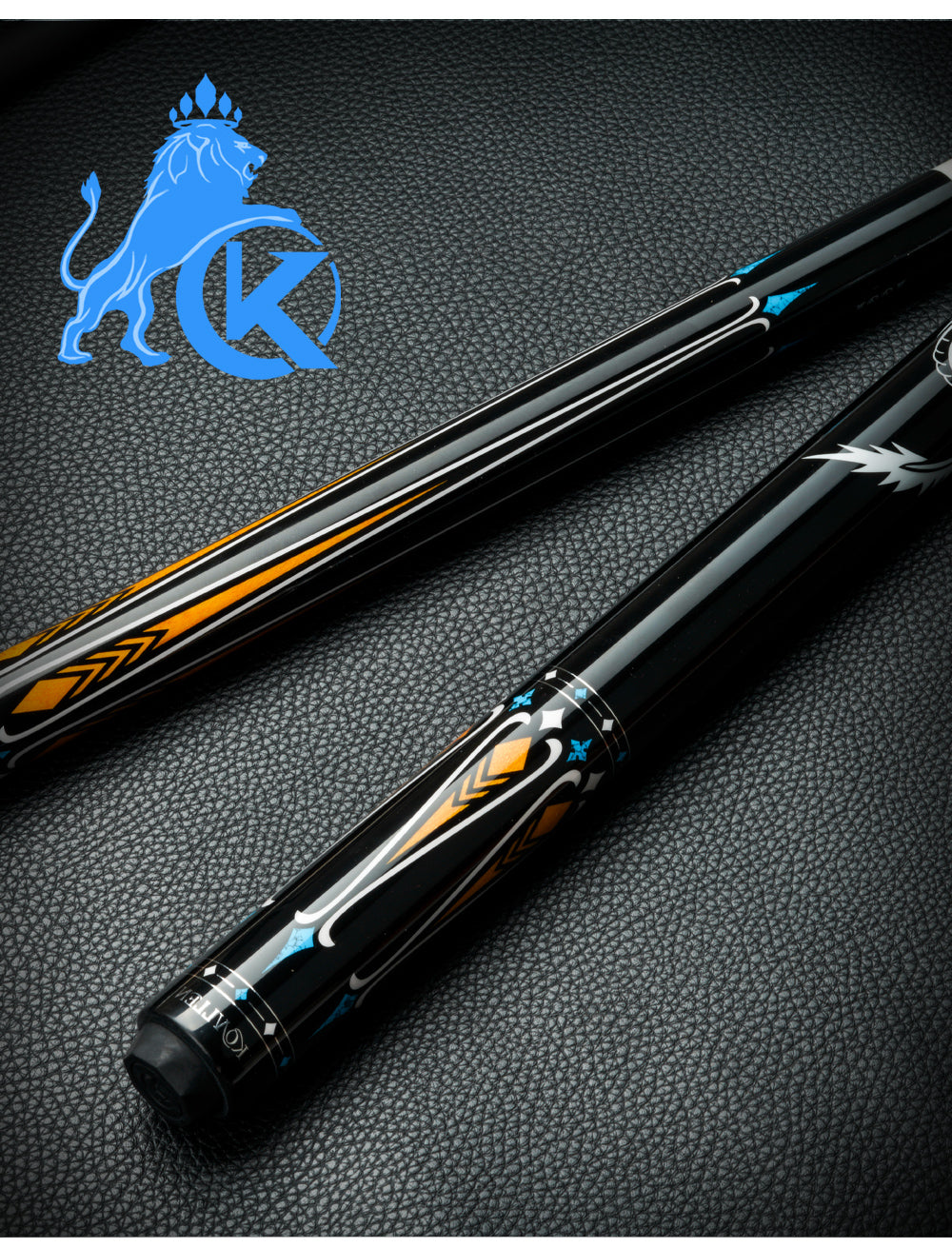 KONLLEN Carbon Fiber Pool Cue Stick Dragon Professional (Full Carbon Technology Low Deflection Billiard,12.5mm,147cm)