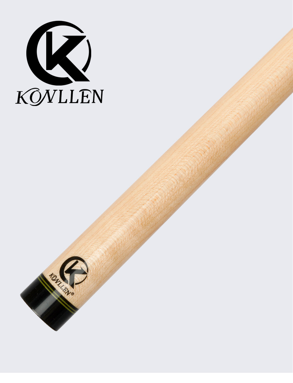 KONLLEN Solid Maple Wood Technology Shaft Billiard Pool Cue Shaft 3/8*8 Radial Pin Joint 12.9mm Tip