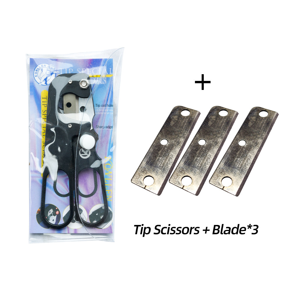 KONLLEN Billiards Cue Tip Excision Tool Metal Scissors