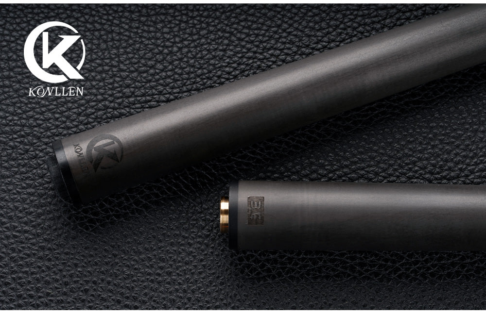 KONLLEN Carom Cue Carbon Fiber Shaft 12.4mm Uni-loc Radial Pin 3/8*8 Pin Joint 69cm Length