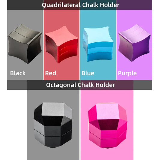 Metal Frosted Billiard Chalk Holder High-end Pool Stick Kit Snooker Multi-Color Chalk Holder Durable Billiard Accessories China