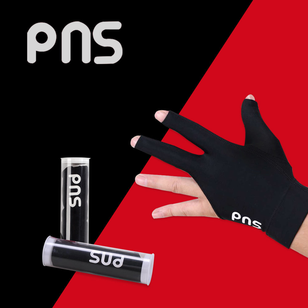 PNS Billiard Gloves Lycra Fabric Billiard Gloves Black Left And Right