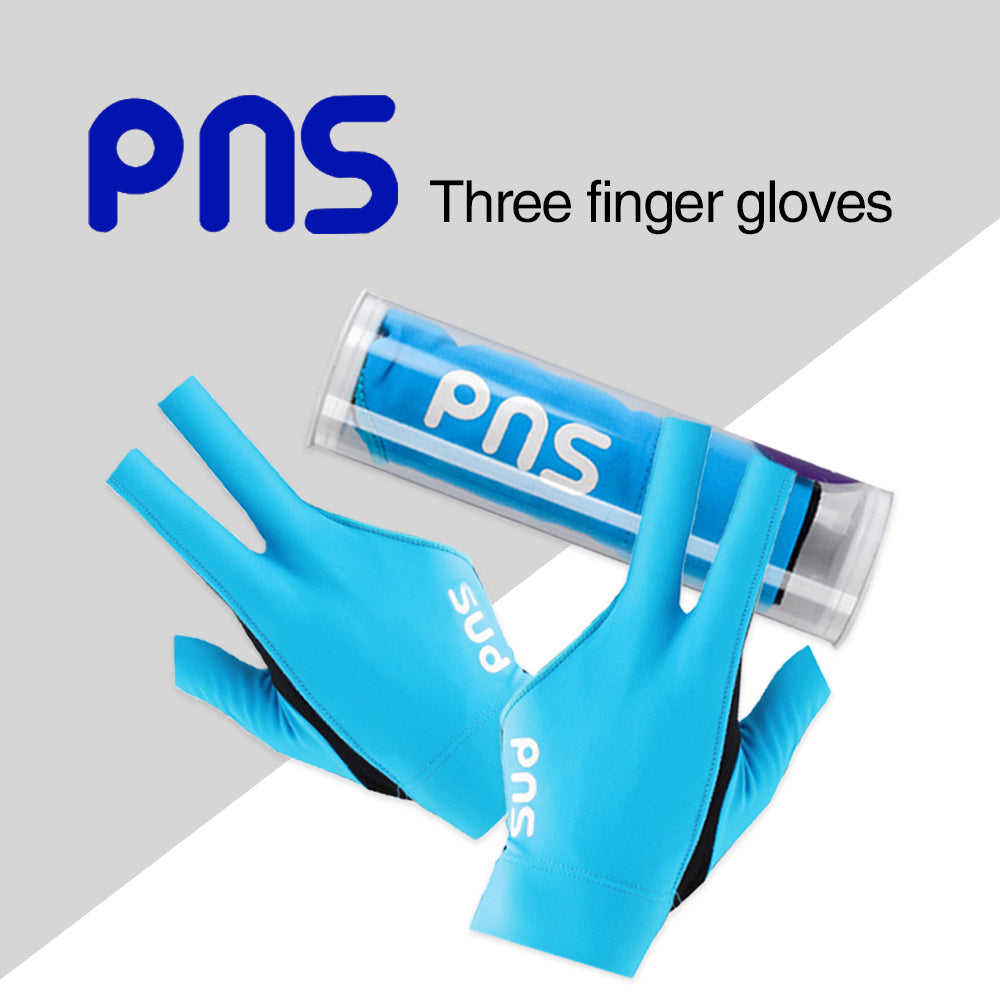 PNS Billiard Gloves Lycra Fabric Billiard Gloves Blue Red Black Left And Right