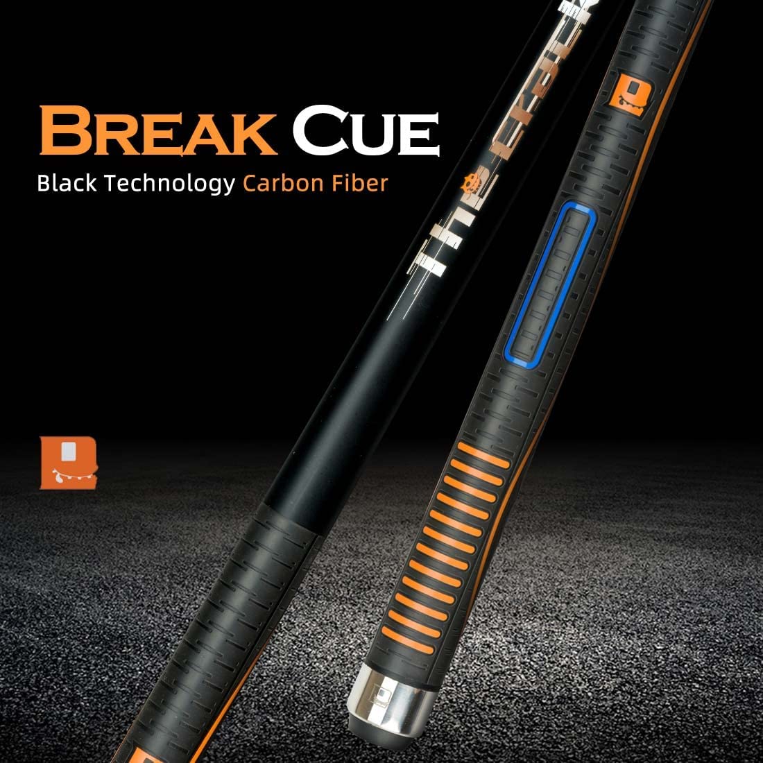 Little Monster Carbon Fiber Break Cue Pool Stick 147cm 12.9mm