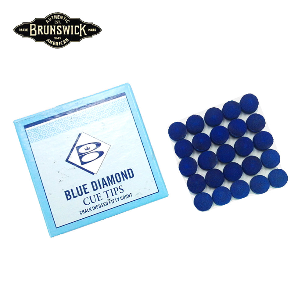Blue Diamond Brunswick Snooker Cue Tip Billiards Stick Kit Tip 10mm 11mm Tip Billiard Accessories Billar Snooker Cue Tip
