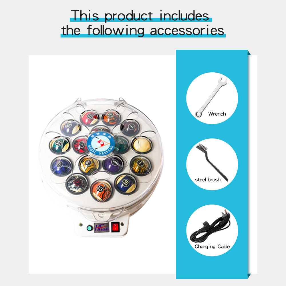 HF Billiard Ball Cleaner Machine Pool 16 balls Snooker 22 Balls Automatic Washing Machine