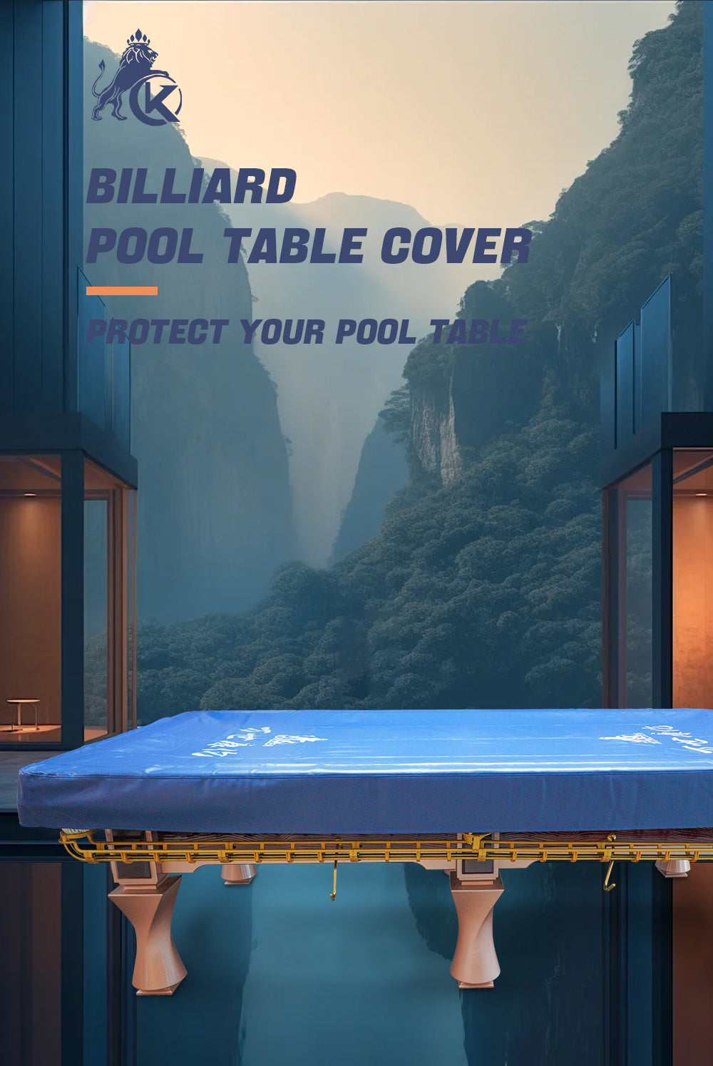 Heavy Duty Leatherette Billiard Pool Table Cover