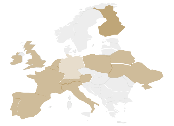 Interactive map of global players and billiards clubs