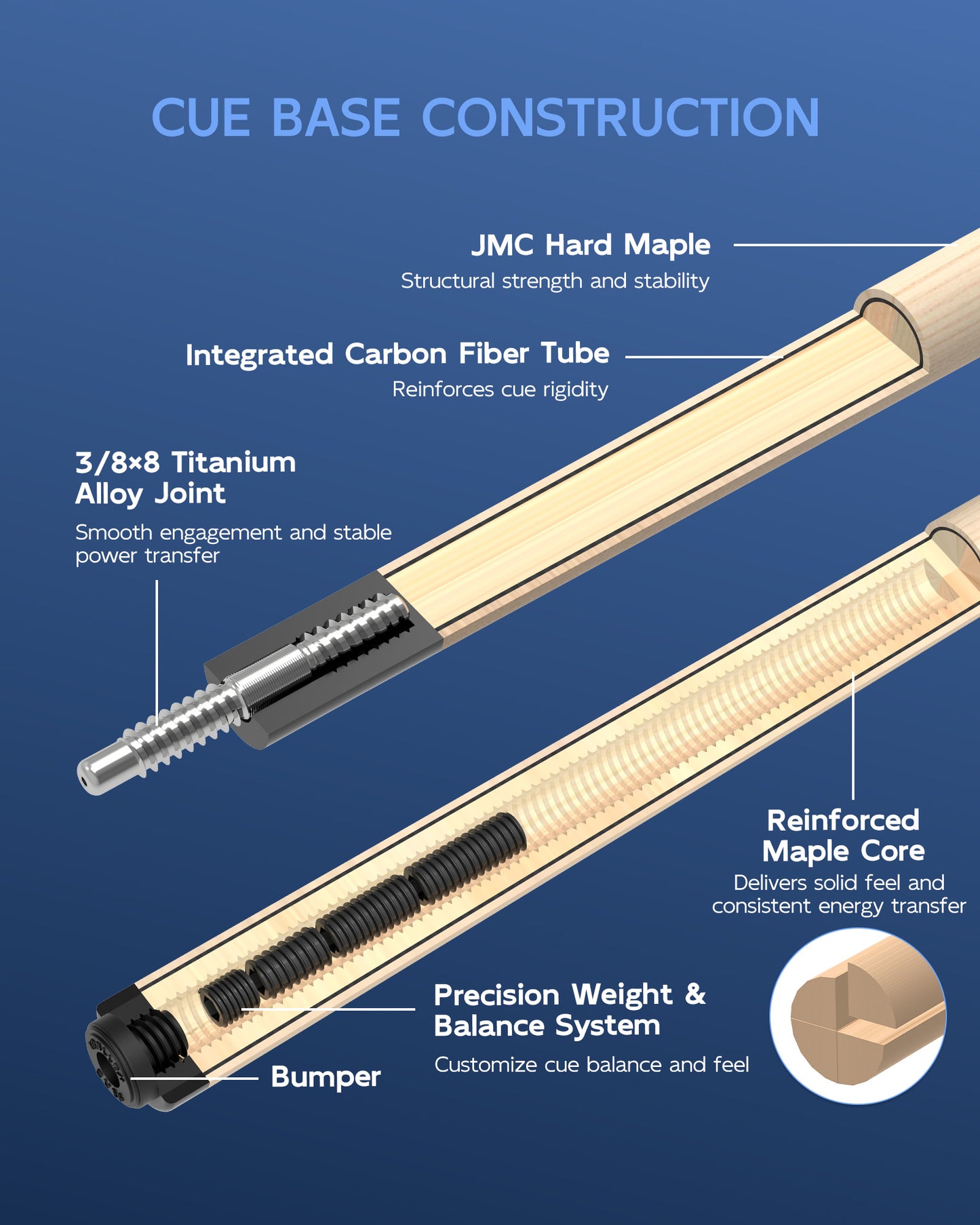 KONLLEN K-05 billiard cue