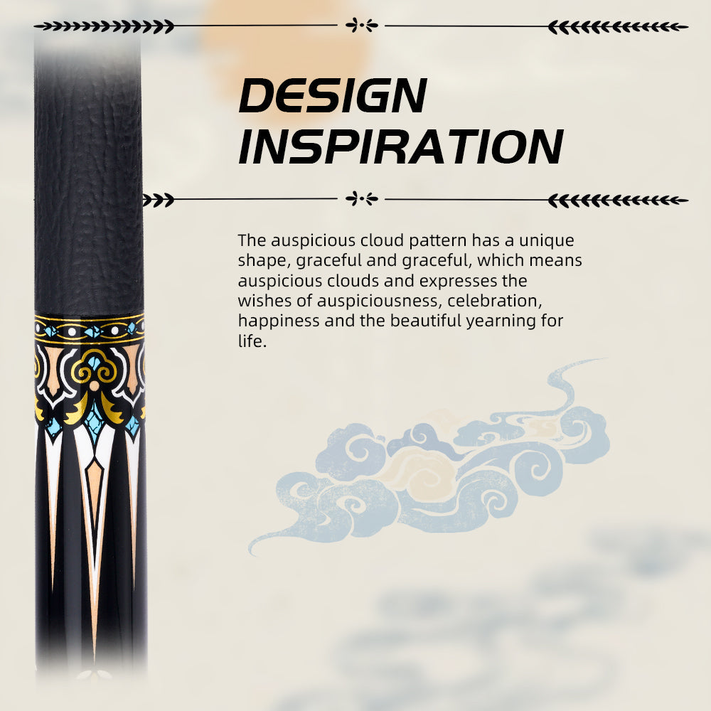 【Crical】CXD-3RF Carbon Fiber Pool Cue Stick with 12.5mm Tip leather grip Low Deflection shaft for Billiard Cue Sticks