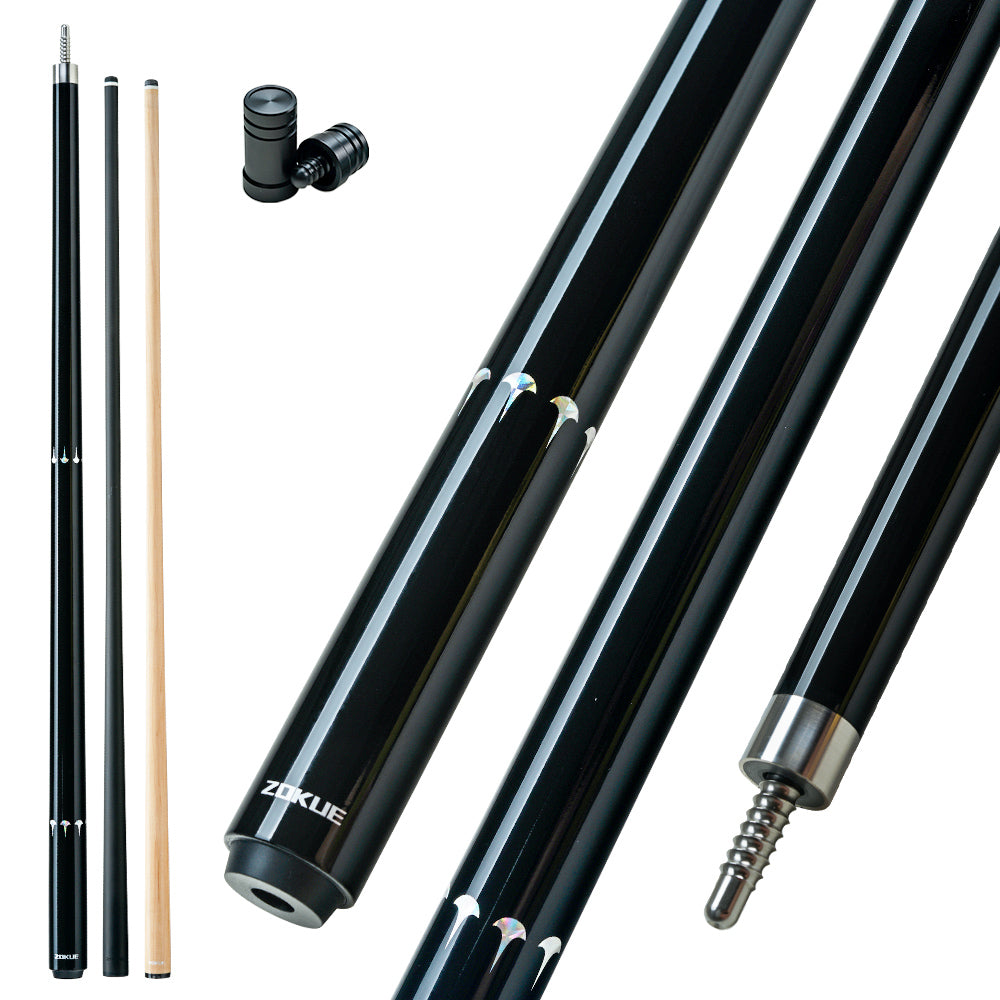 ビリヤードキュZOKUE Carbon Fiber Shaft Zokue Carbon Fiber Shaft - 3/8*8 Pin - 10.5mm/11.5/12.5mm