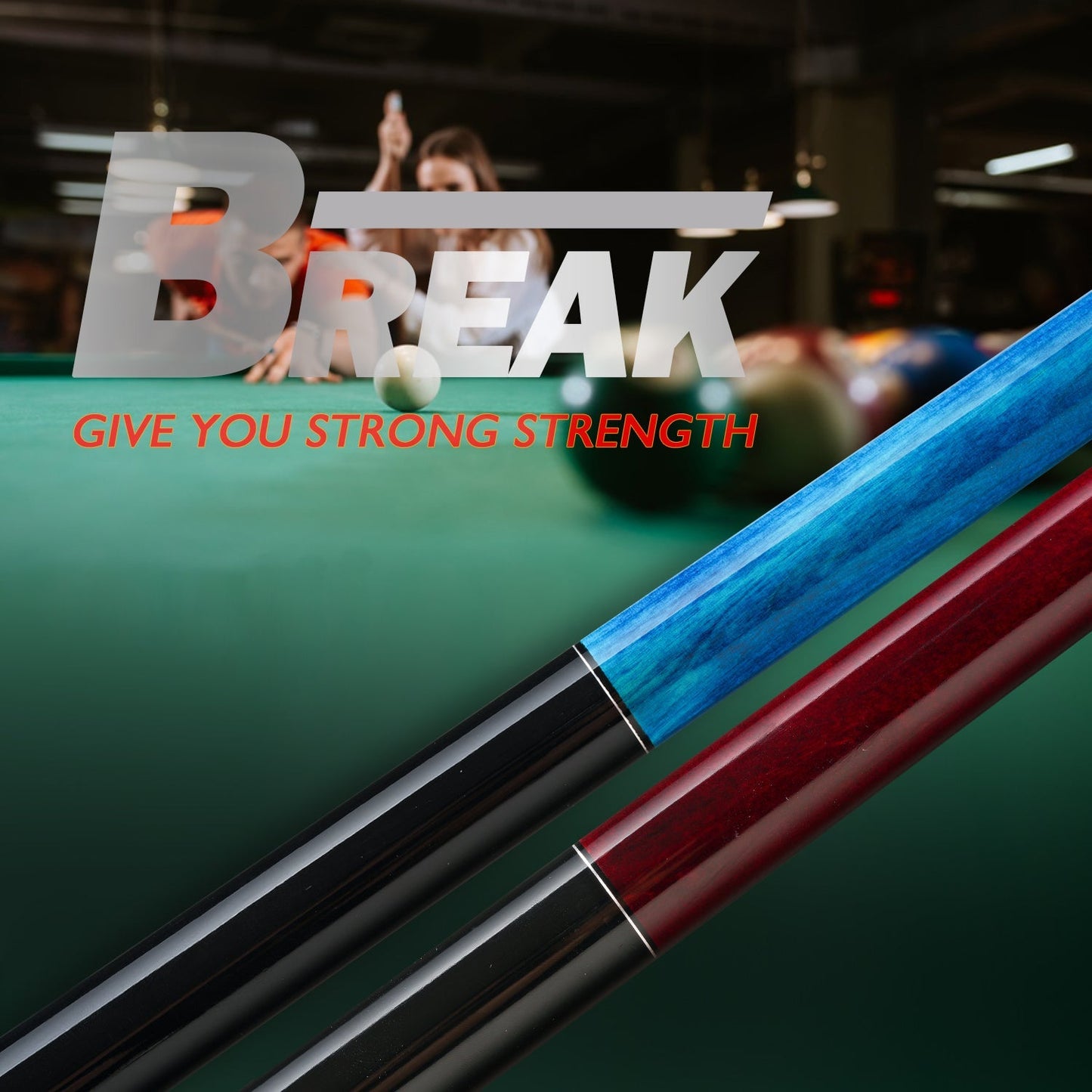 Zokue Break Cue Blue