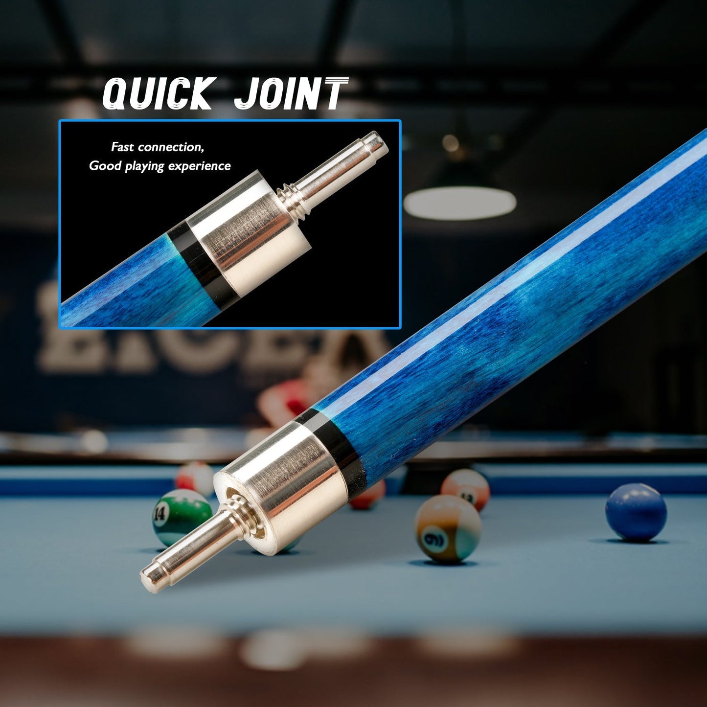 Zokue Break Cue Blue
