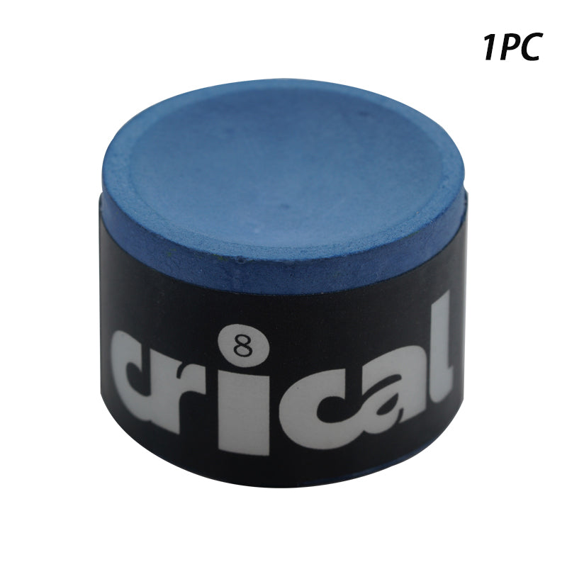 1pc/2pcs - CRICAL Technology Billiard Chalk, Professional Tournament-Grade Pool Cue Chalk with Nano Powder Enhanced Grip & Control,No Powder Dropping, No Slipping,for Pool/Snooker/Carom, Compatible with All Cue Sticks, Rose red/Blue/Green