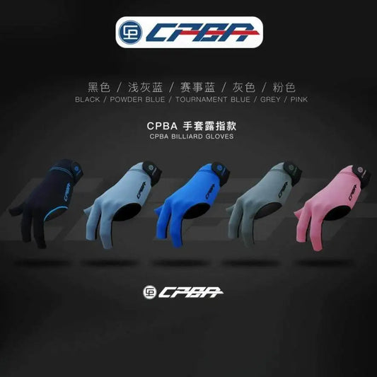CPBA Billiard gloves with fingerless high-end professional Pool gloves three-finger gloves for billiard accessories