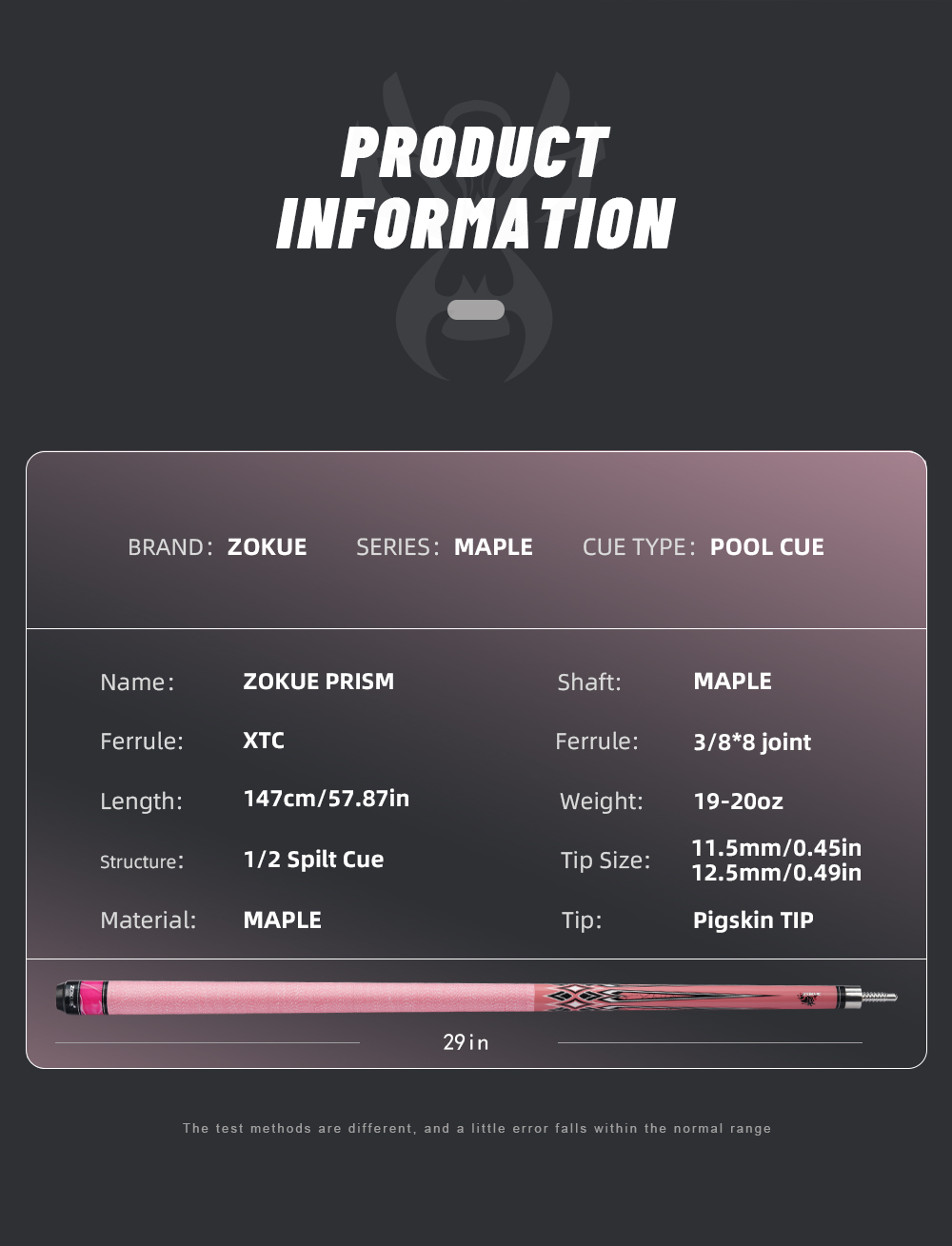 ZOKUE Prism -11.5mm/12.5mm