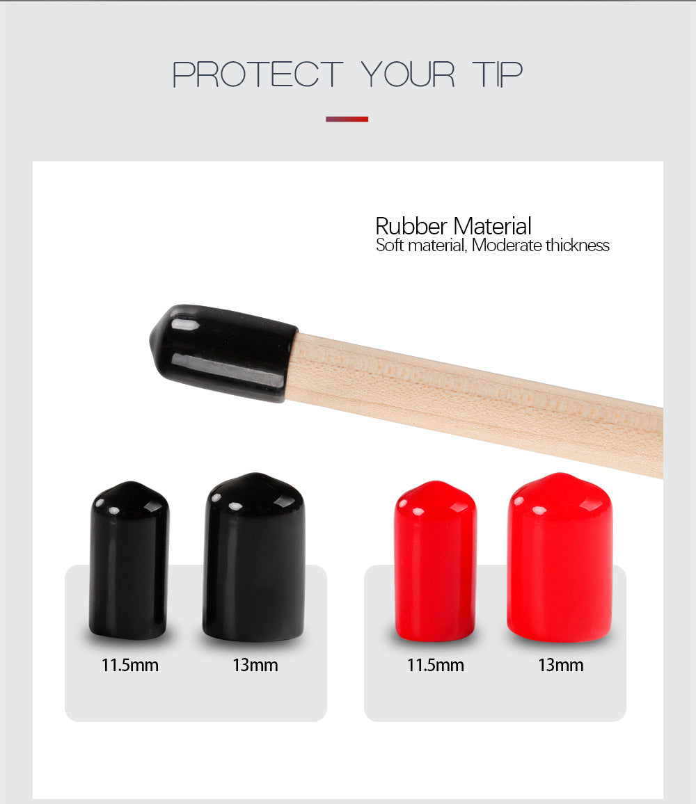 Billiard Tip Protectors 3 Pieces Pool Tip Tools Pool Cues Tip Protecto ...