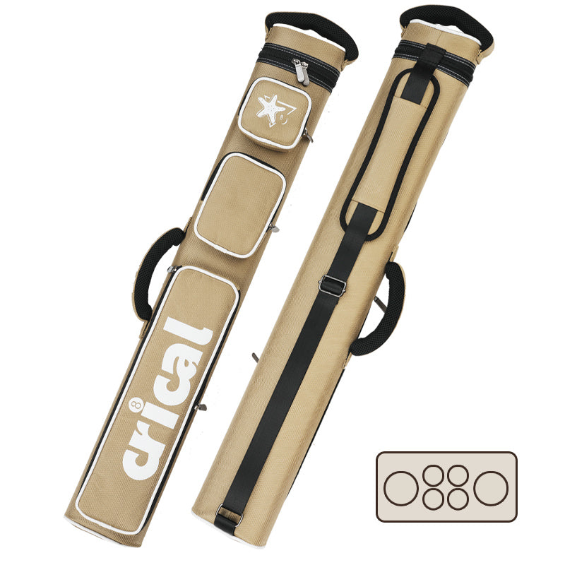 ビリヤード Billiards cue and Crical Cue case CRICAL Billiard Cue Case 6 Holes 2 Butts 4 Shafts Blue Black