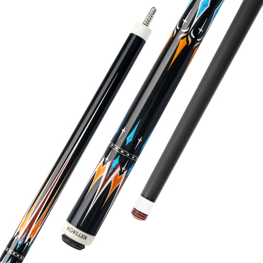 KONLLEN Biliard Carbon Fiber 3 Cushion Carom Cue Stick Technology 3 Cushion Cue Billiard Cue Carbon Fiber 142cm Libre Cue