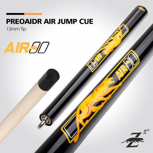 PREOAIDR 3142 Cue Jump AirII Billiard Cue Stick 13mm Bakelite Tip Uniloc Joint Maple Shaft 106.68cm Length Jump Cue Pool Stick
